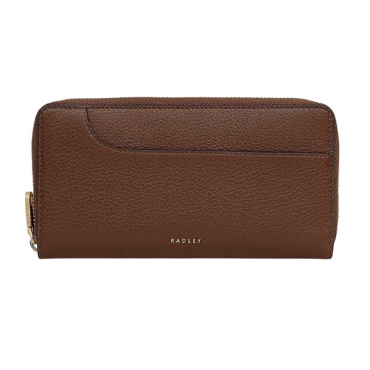 Chocolate - Front - Radley Womens-Ladies RSE14001 Leather Purse