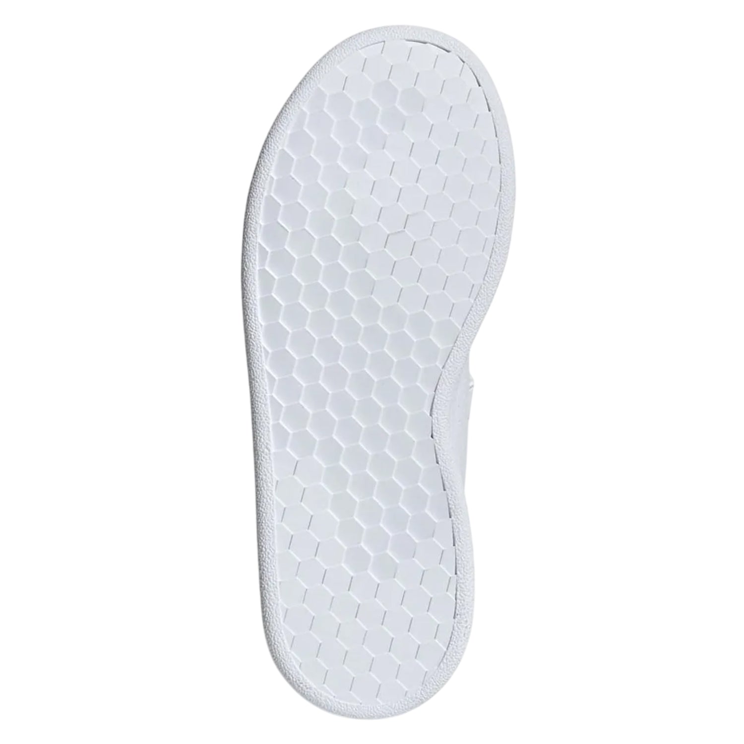 White-Pink - Close up - Adidas Childrens-Kids Advantage Trainers
