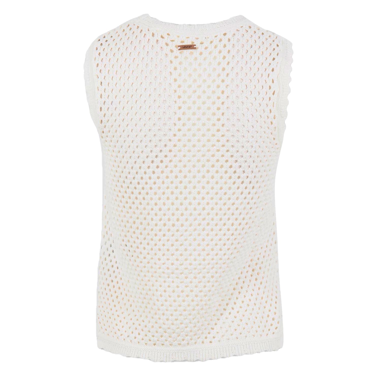 Egret - Back - Levis Womens-Ladies Adrienne Top
