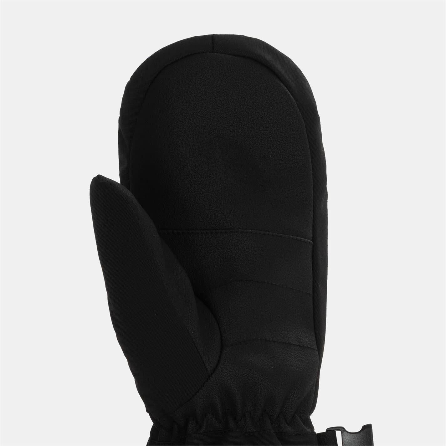 Black - Pack Shot - Nevica Unisex Adult Meribel Waterproof Skiing Ski Mittens