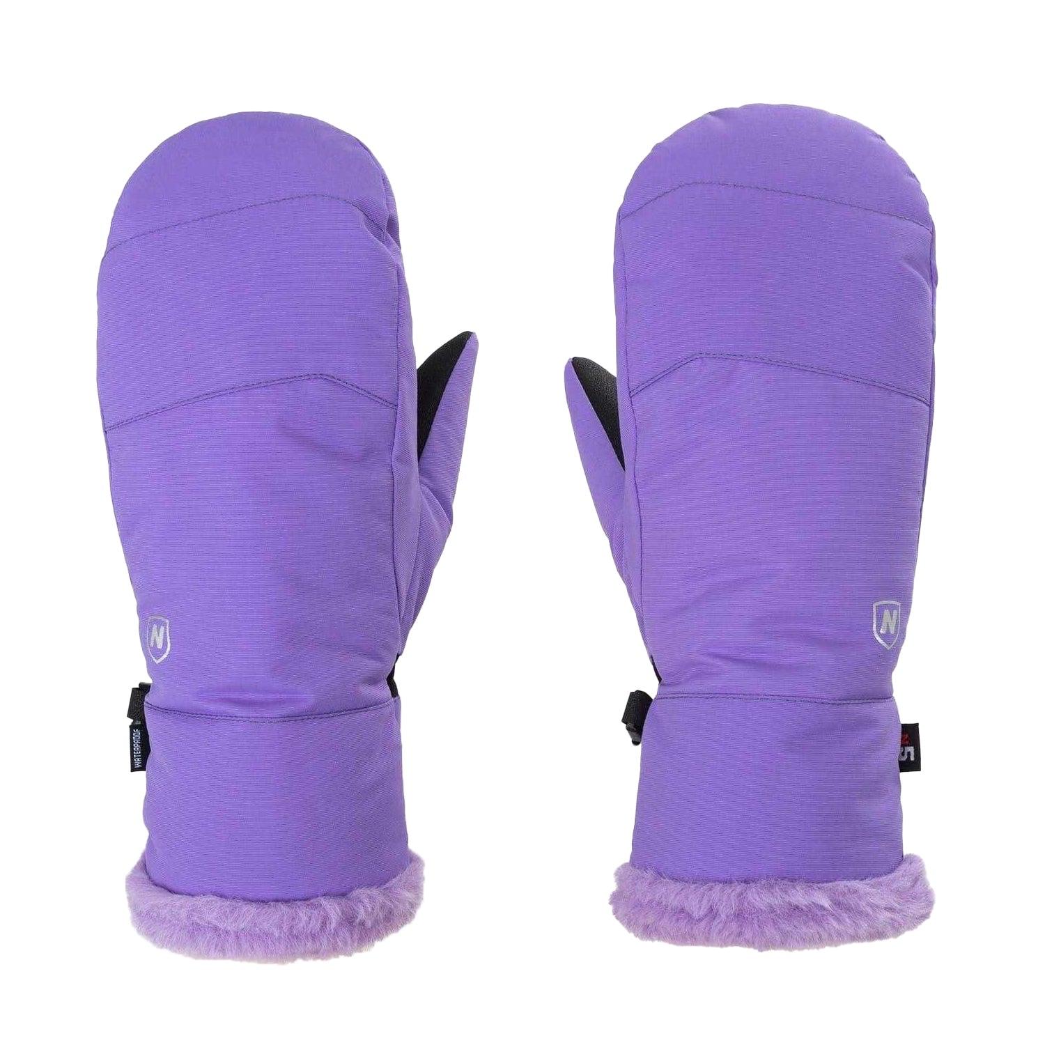 Lilac - Side - Nevica Unisex Adult Meribel Waterproof Skiing Ski Mittens