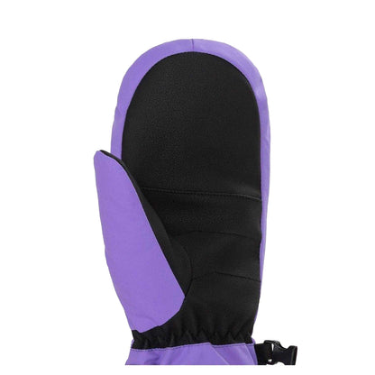 Lilac - Close up - Nevica Unisex Adult Meribel Waterproof Skiing Ski Mittens