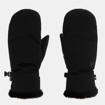 Black - Front - Nevica Unisex Adult Meribel Waterproof Skiing Ski Mittens