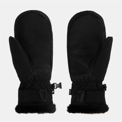 Black - Back - Nevica Unisex Adult Meribel Waterproof Skiing Ski Mittens