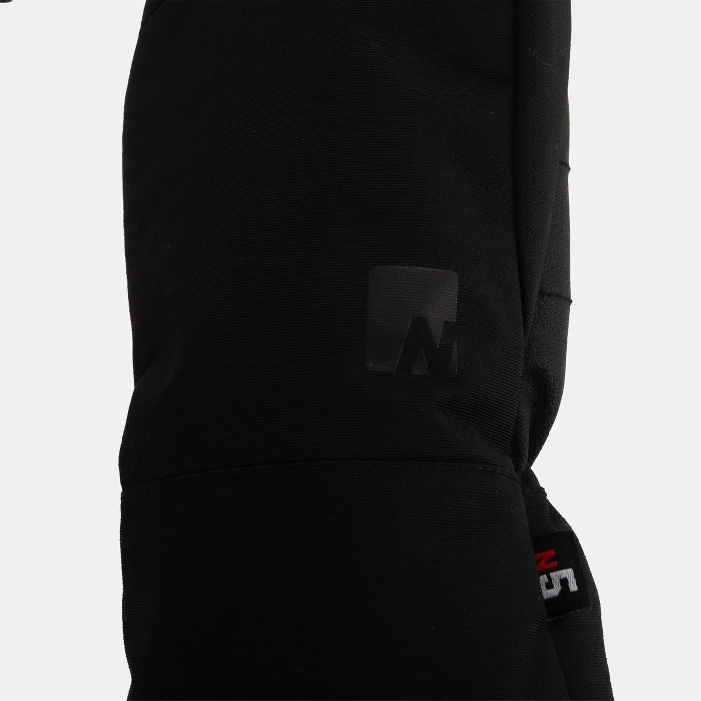 Black - Side - Nevica Unisex Adult Meribel Waterproof Skiing Ski Mittens