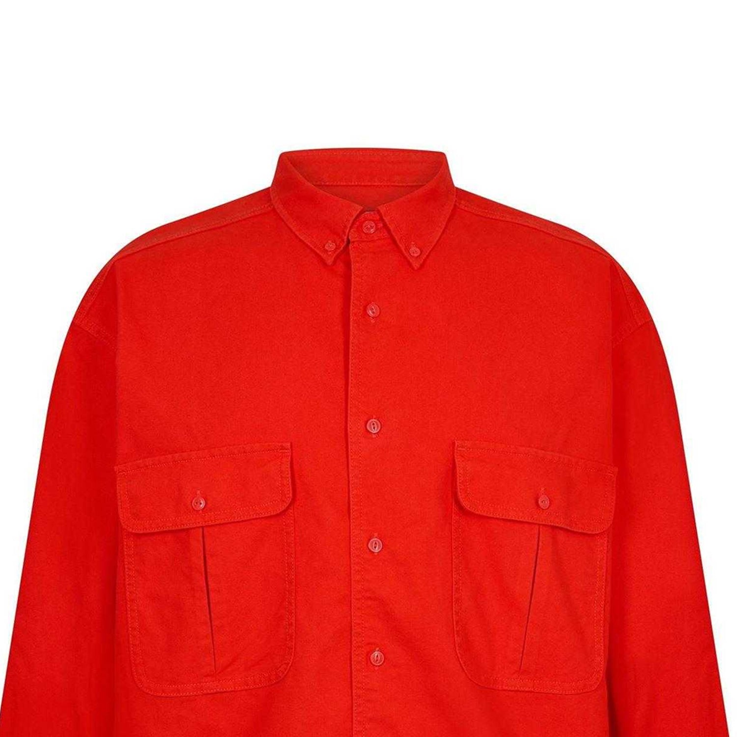 Fiery Red - Side - Levis Mens Skate Relaxed Fit Overshirt