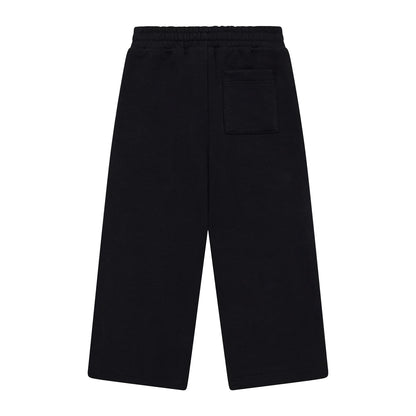 Black - Back - Couture Childrens-Kids Emblem Relaxed Fit Joggers