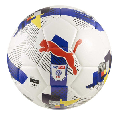 White-Blue - Front - Puma Orbita 3 EFL Sky Bet Football