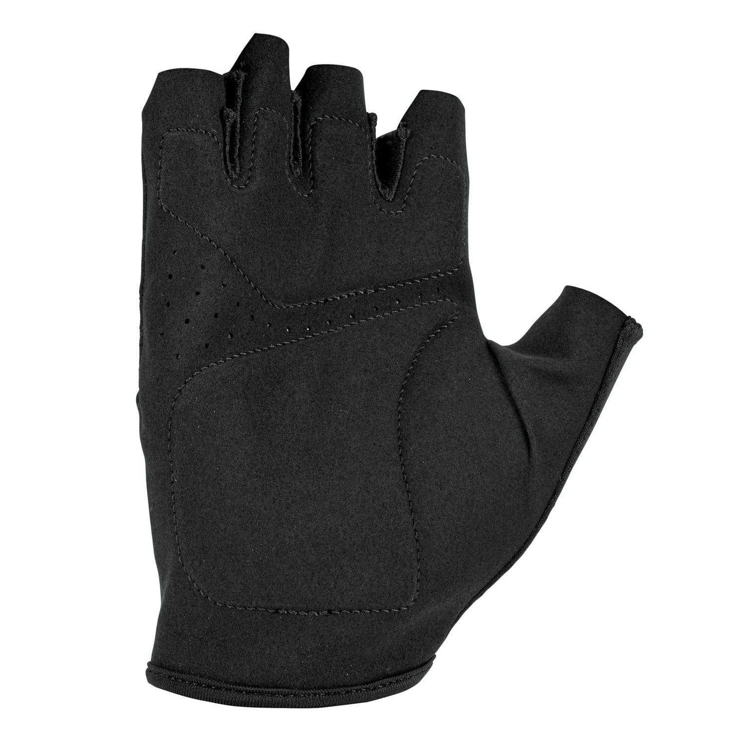 Black-White - Back - Nike Unisex Adult Essential Fingerless Swoosh Gym Fingerless Gloves