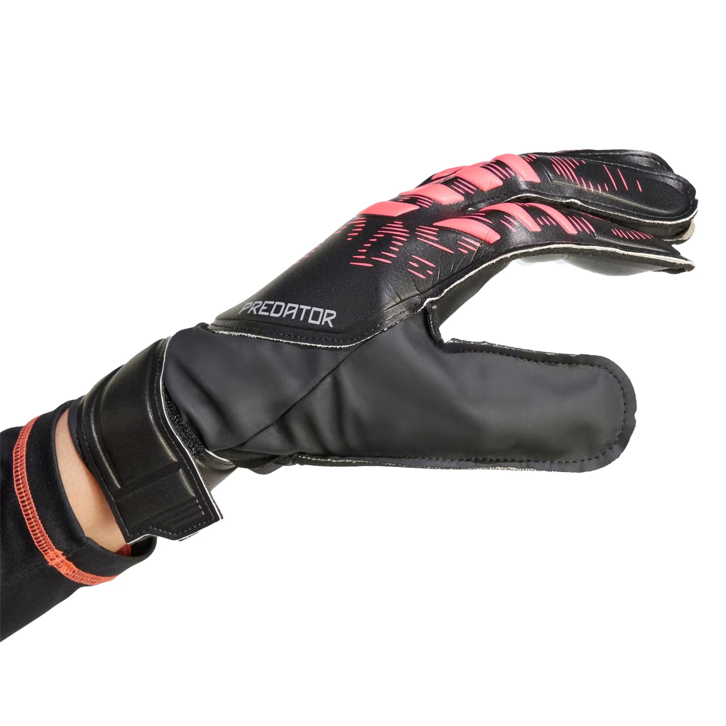 Black-Red - Pack Shot - Adidas Unisex Adult Predator Training Goalkeeper Gloves