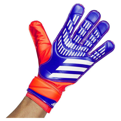 Blue-Red - Side - Adidas Unisex Adult Predator Training Goalkeeper Gloves