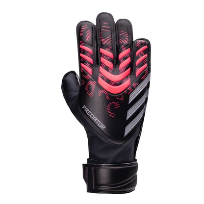 Black-Red - Front - Adidas Unisex Adult Predator Training Goalkeeper Gloves