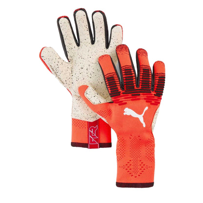 Red-Black - Back - Puma Unisex Adult Future Ultimate Goalkeeping Goalkeeper Gloves