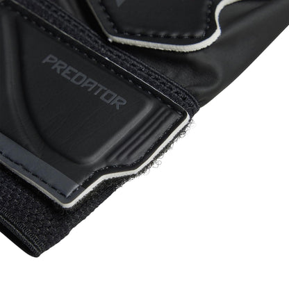 Black - Side - Adidas Childrens-Kids Predator Training Goalkeeper Gloves
