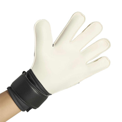 White-Black - Side - Adidas Childrens-Kids Predator Training Goalkeeper Gloves