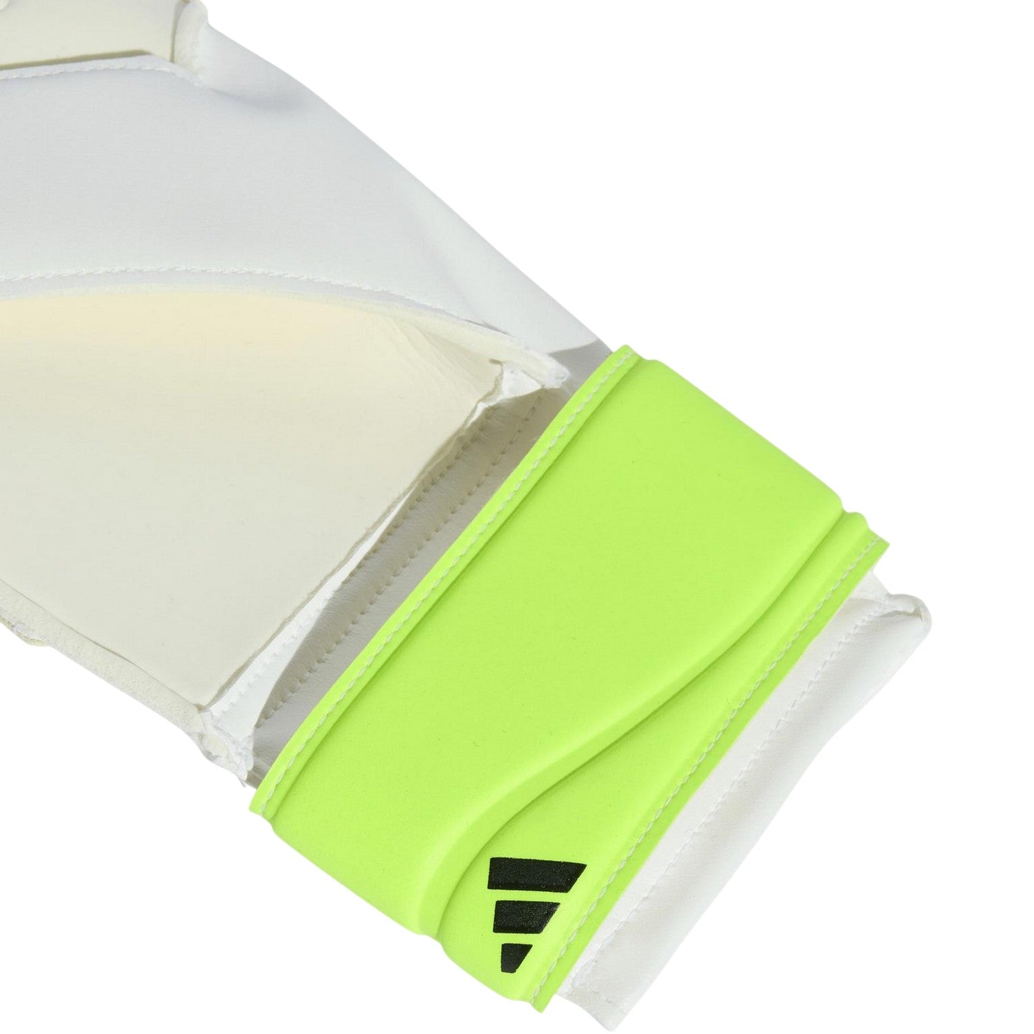 Lemon-Black - Side - Adidas Childrens-Kids Predator Training Goalkeeper Gloves