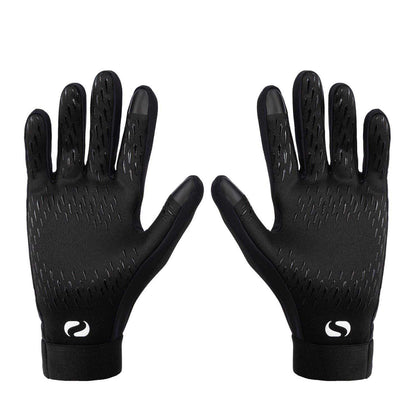 Black - Lifestyle - Sondico Childrens-Kids Football Player Gloves