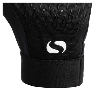 Black - Pack Shot - Sondico Childrens-Kids Football Player Gloves