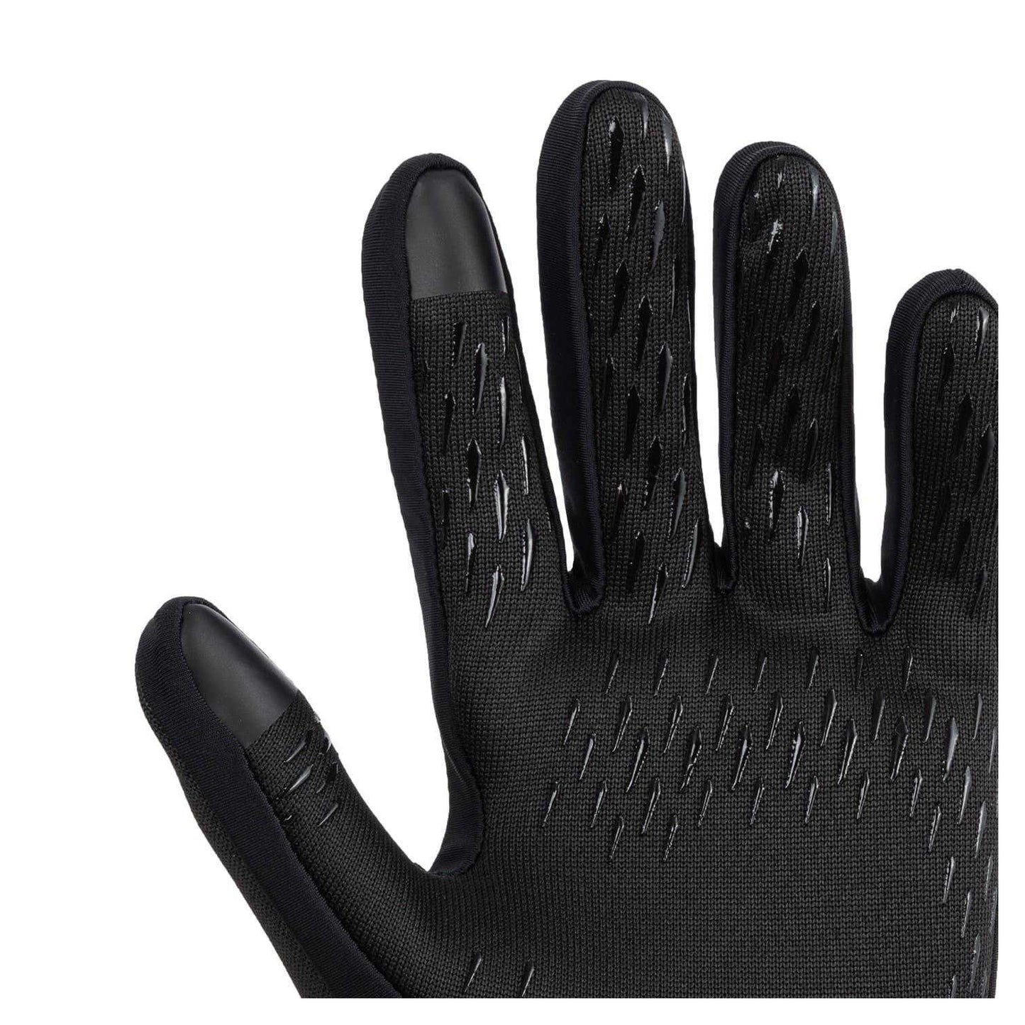 Black - Close up - Sondico Childrens-Kids Football Player Gloves