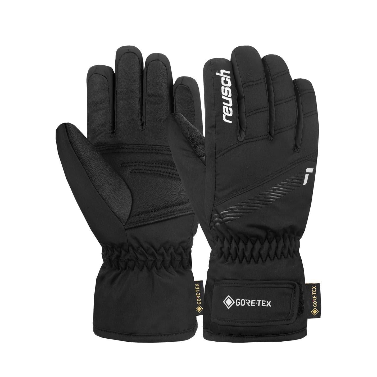 Black - Front - Reusch Childrens-Kids Tommy GORE-TEX Ski Gloves