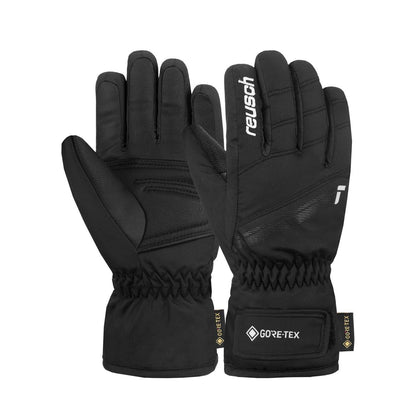 Black - Front - Reusch Childrens-Kids Tommy GORE-TEX Ski Gloves