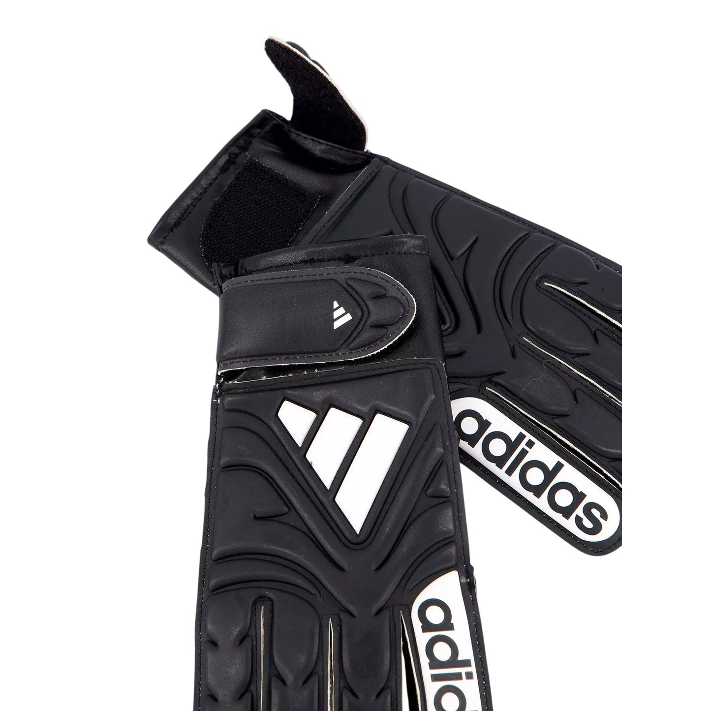 Black-White - Back - Adidas Childrens-Kids Copa Club Goalkeeping Goalkeeper Gloves