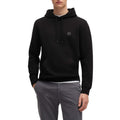 Black - Pack Shot - Hugo Boss Mens Wetalk Patch Logo Hoodie