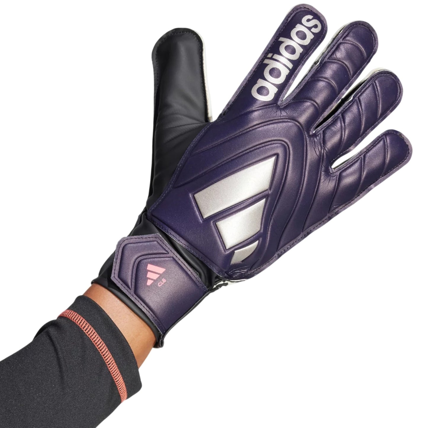 Black-Silver - Back - Adidas Unisex Adult Copa Club Goalkeeper Gloves