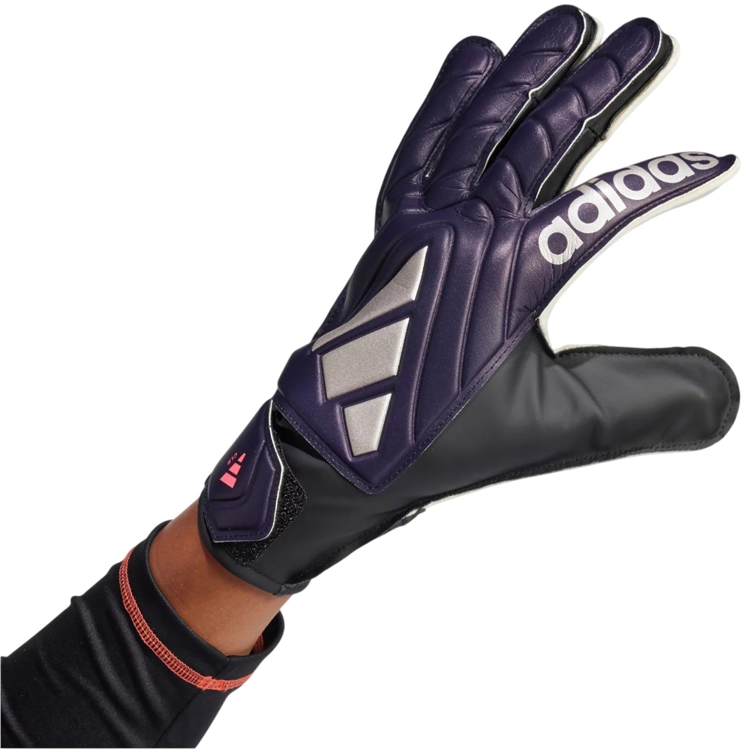Black-Silver - Side - Adidas Unisex Adult Copa Club Goalkeeper Gloves