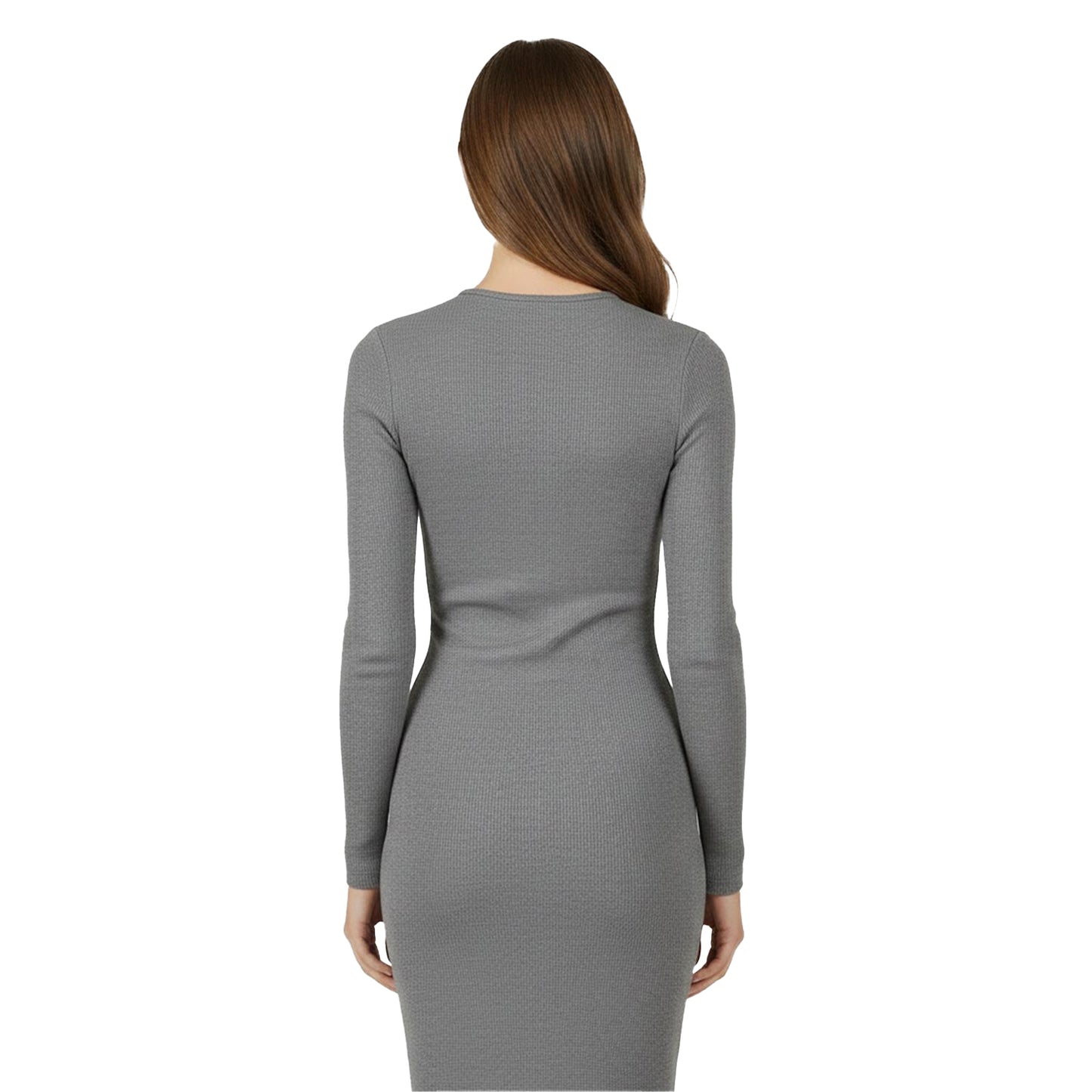 Khaki - Lifestyle - Jack Wills Womens-Ladies Slash Neck Long-Sleeved Bodycon Dress