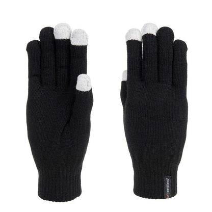 Black - Side - Extremities Unisex Adult Thinny Gloves