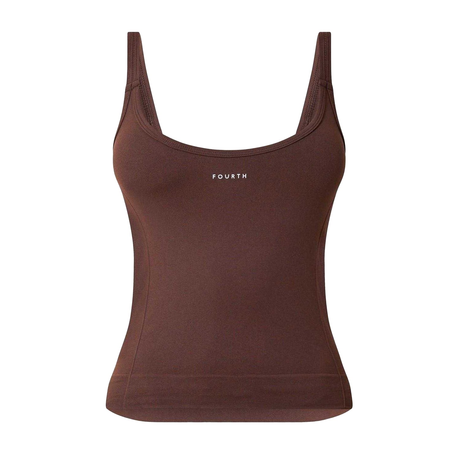 Chocolate - Back - 4th & Reckless Womens-Ladies Vest Top