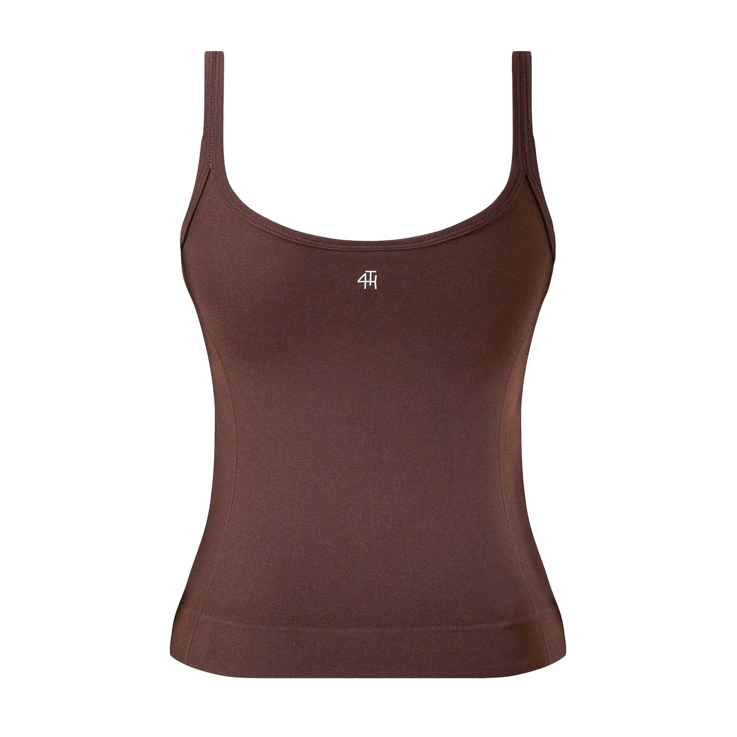 Chocolate - Front - 4th & Reckless Womens-Ladies Vest Top