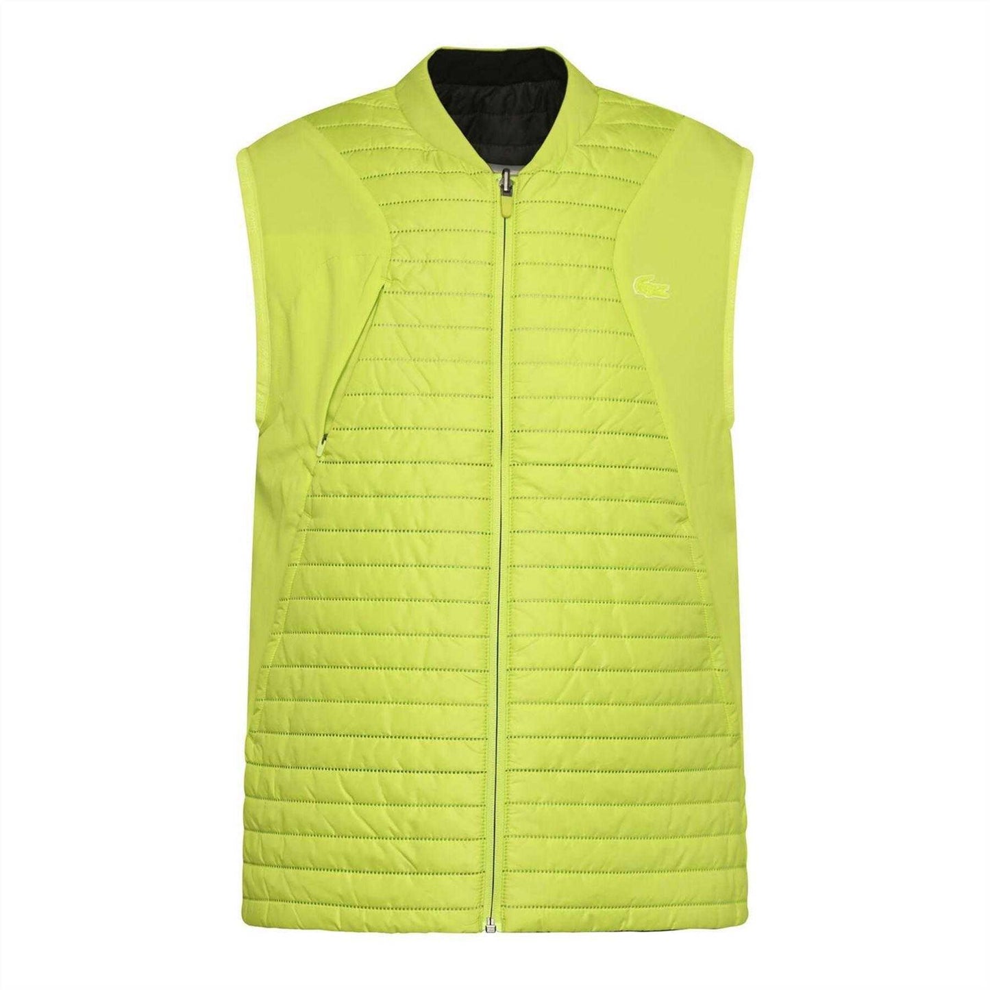 Black - Side - Lacoste Mens Reversible Gilet