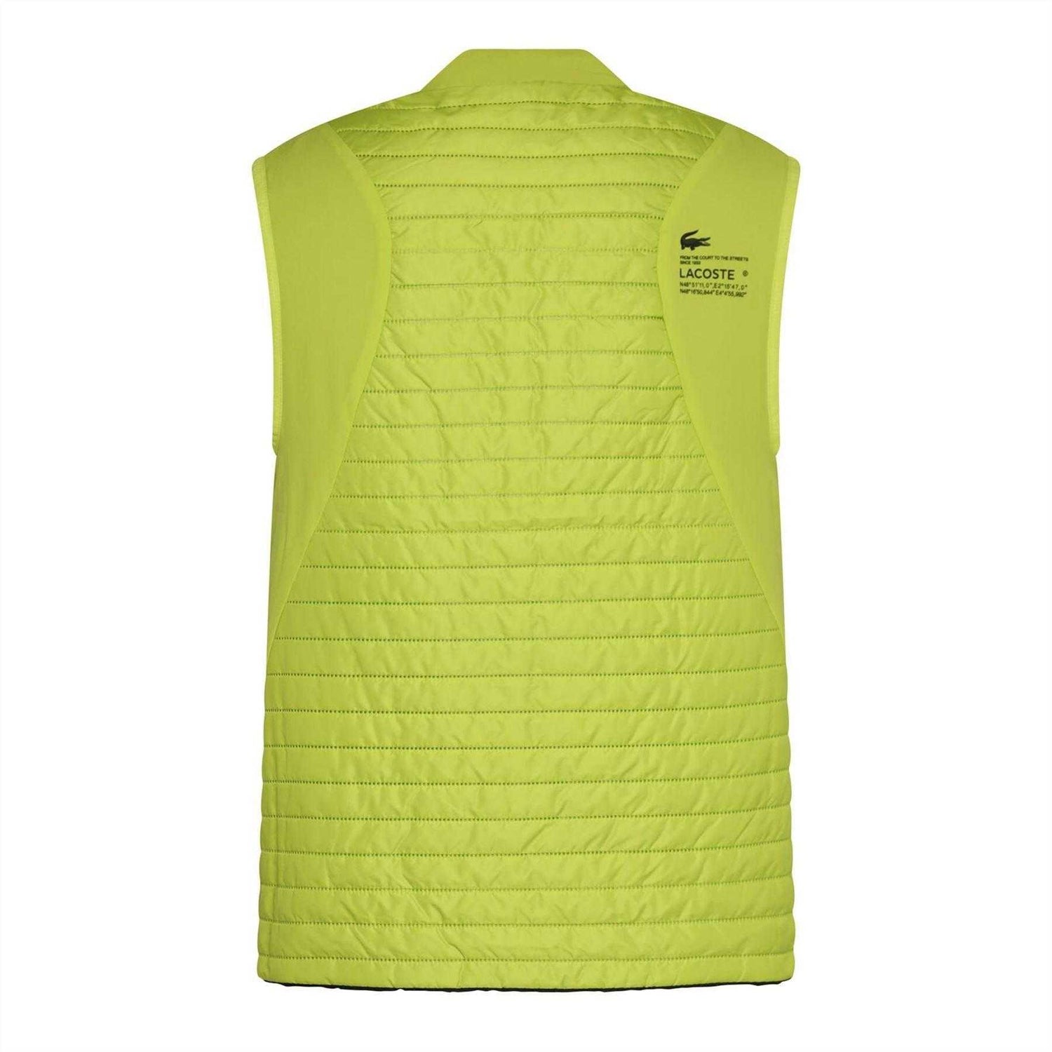 Black - Lifestyle - Lacoste Mens Reversible Gilet