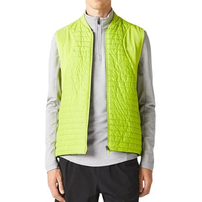 Black - Close up - Lacoste Mens Reversible Gilet