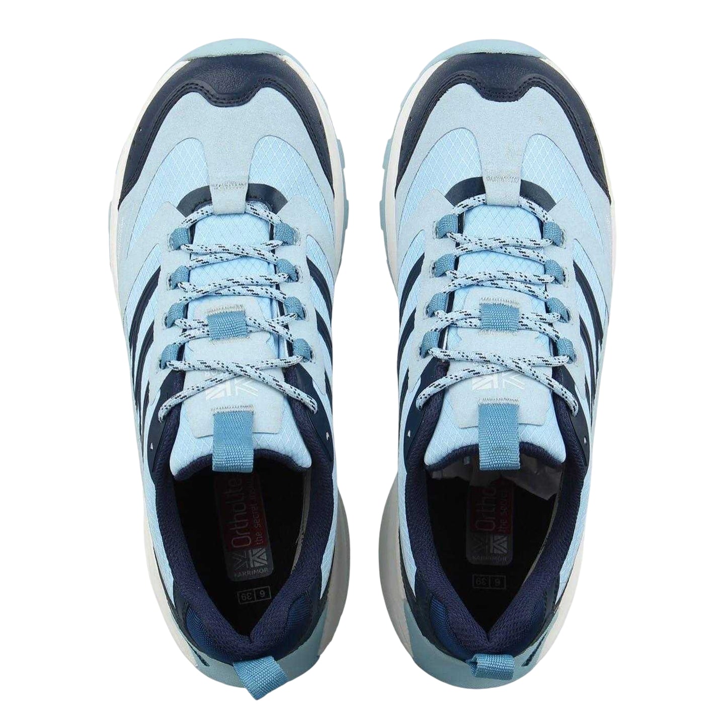 Blue-Navy - Side - Karrimor Mens Milford Low Chunky Heel Trainers