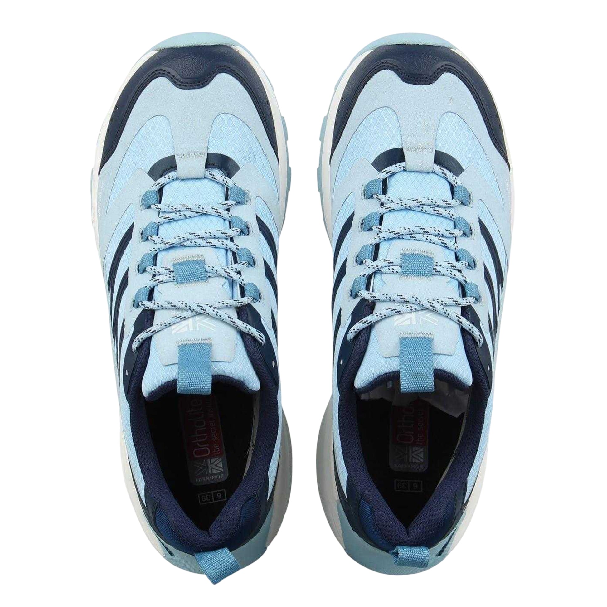 Blue-Navy - Side - Karrimor Mens Milford Low Chunky Heel Trainers