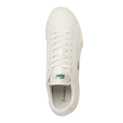 Off White - Side - Lacoste Mens Carnaby Leather Cupsole Trainers