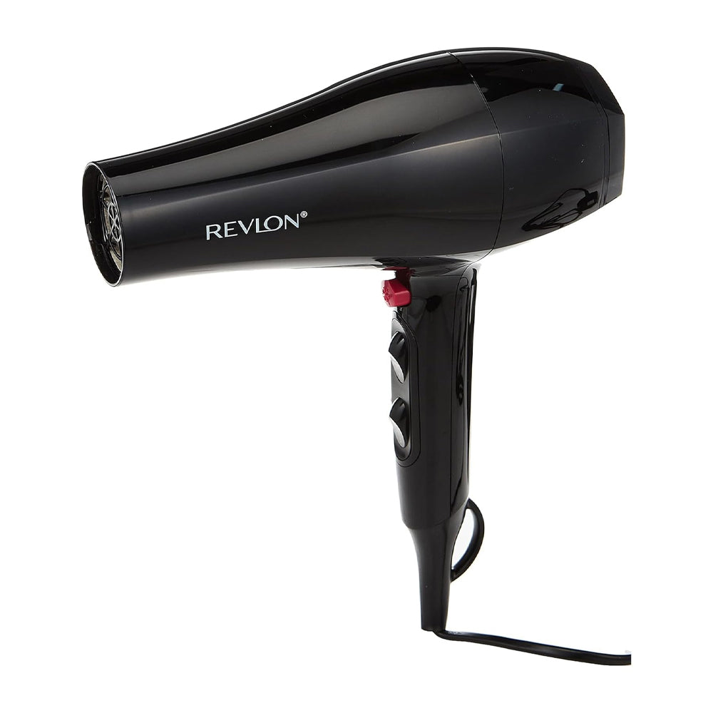Black - Side - Revlon Hair Dryer (UK Plug)