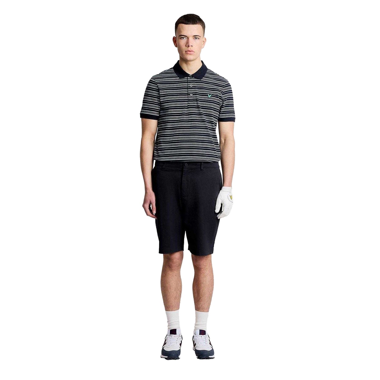 Navy-Blue - Lifestyle - Lyle & Scott Mens Stripe Golf Polo Shirt