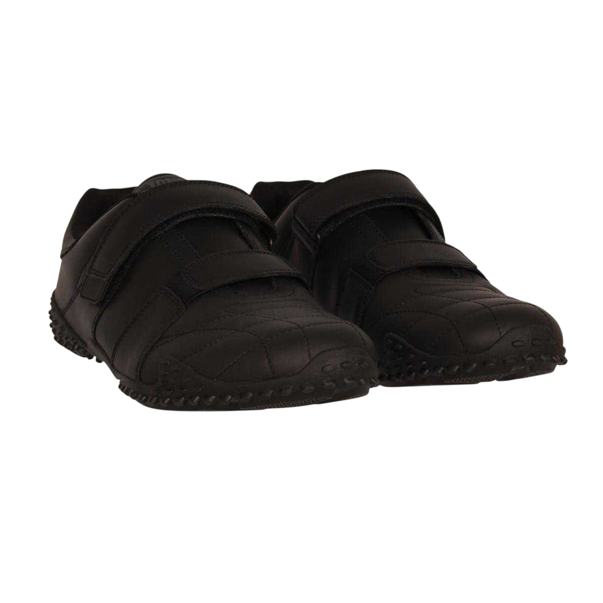 Black - Pack Shot - Lonsdale Mens Fulham Leather Trainers