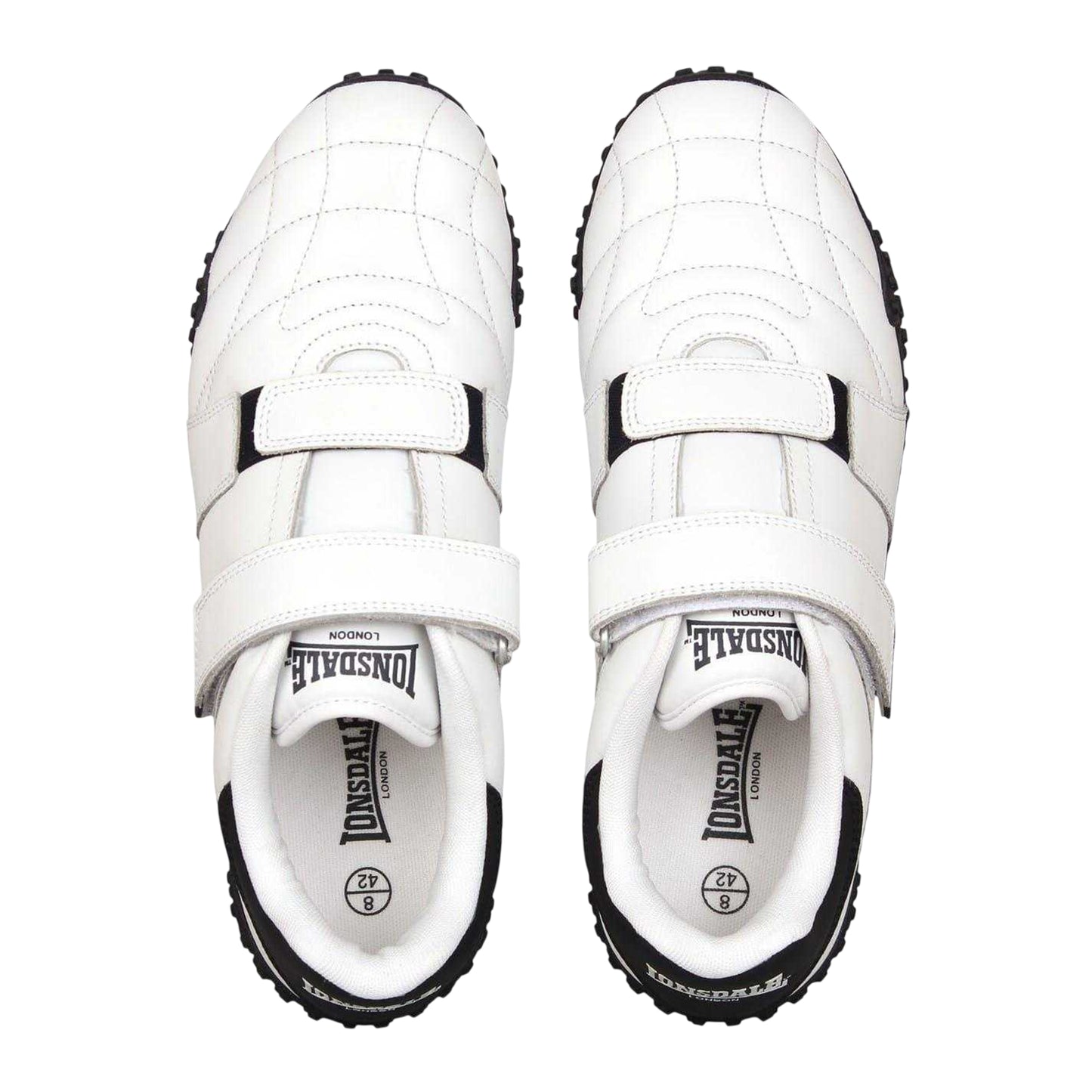 White-Navy - Lifestyle - Lonsdale Mens Fulham Leather Trainers