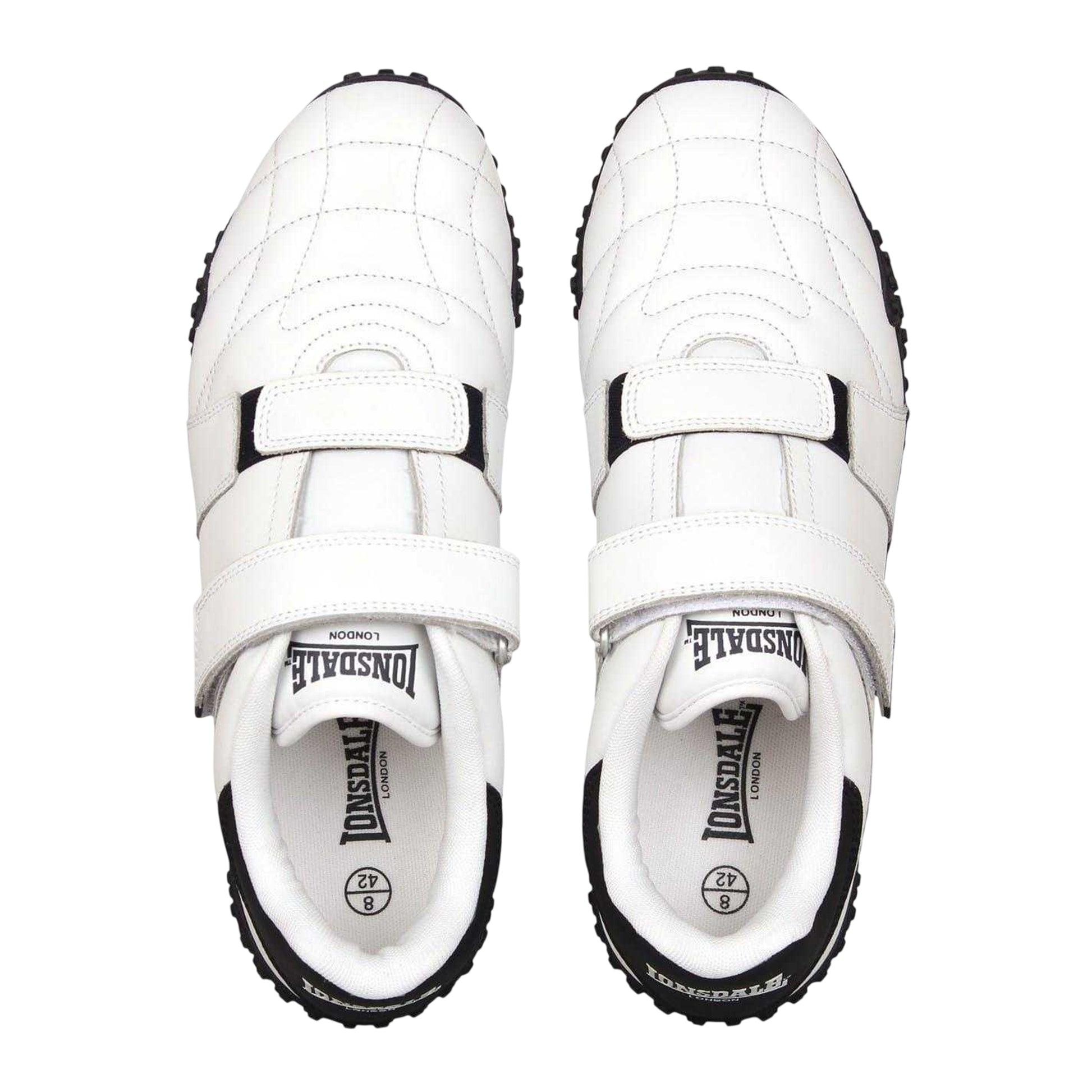 White-Navy - Lifestyle - Lonsdale Mens Fulham Leather Trainers