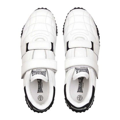 White-Navy - Lifestyle - Lonsdale Mens Fulham Leather Trainers