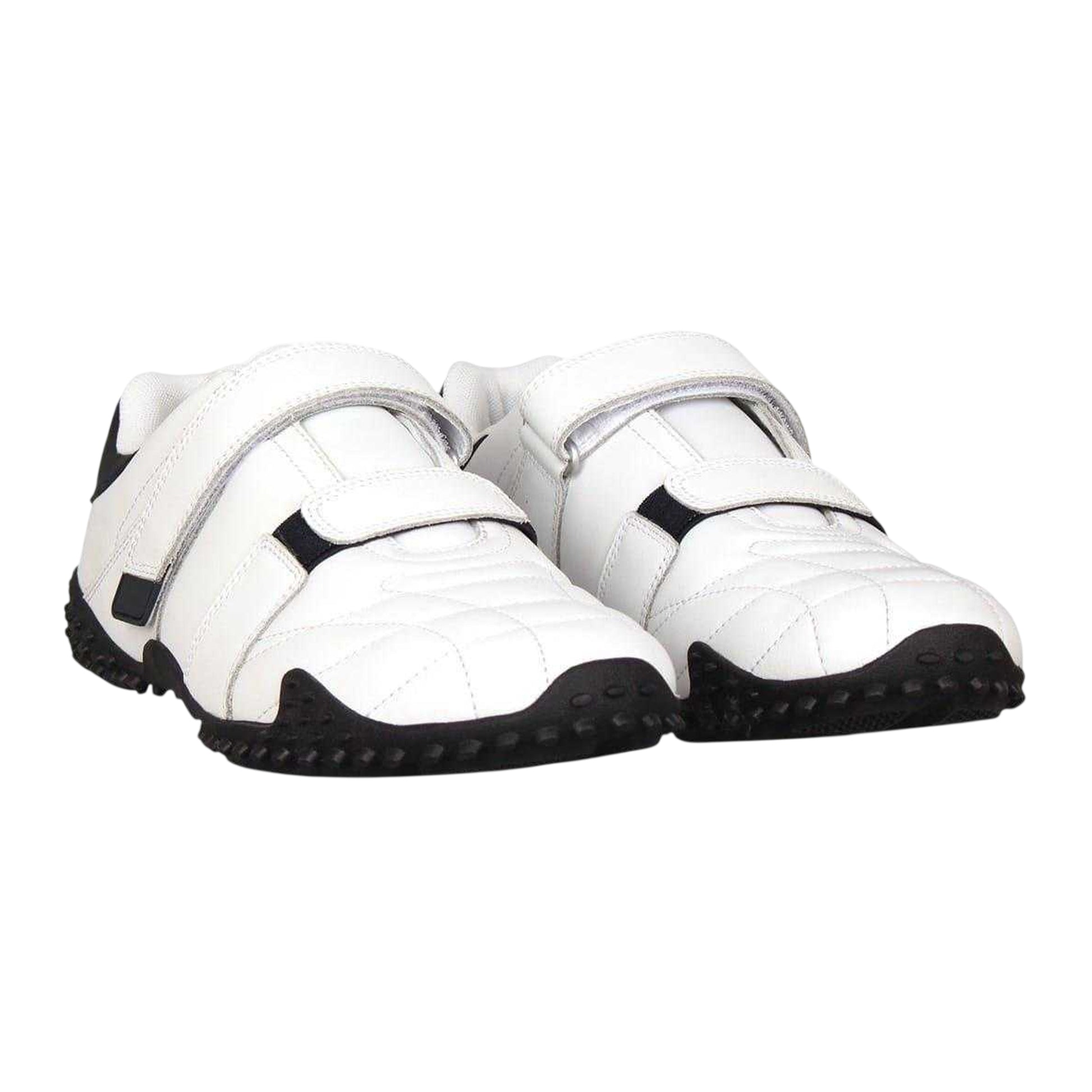 White-Navy - Pack Shot - Lonsdale Mens Fulham Leather Trainers