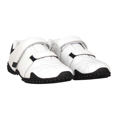 White-Navy - Pack Shot - Lonsdale Mens Fulham Leather Trainers