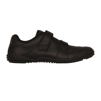 Black - Front - Lonsdale Mens Fulham Leather Trainers