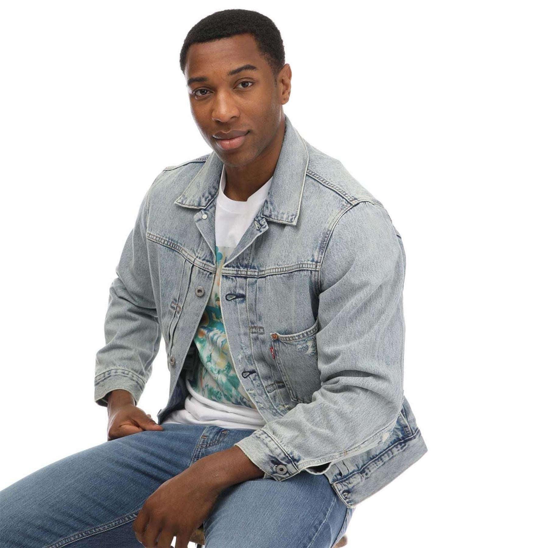 Denim - Lifestyle - Levis Mens Cotton Trucker Jacket