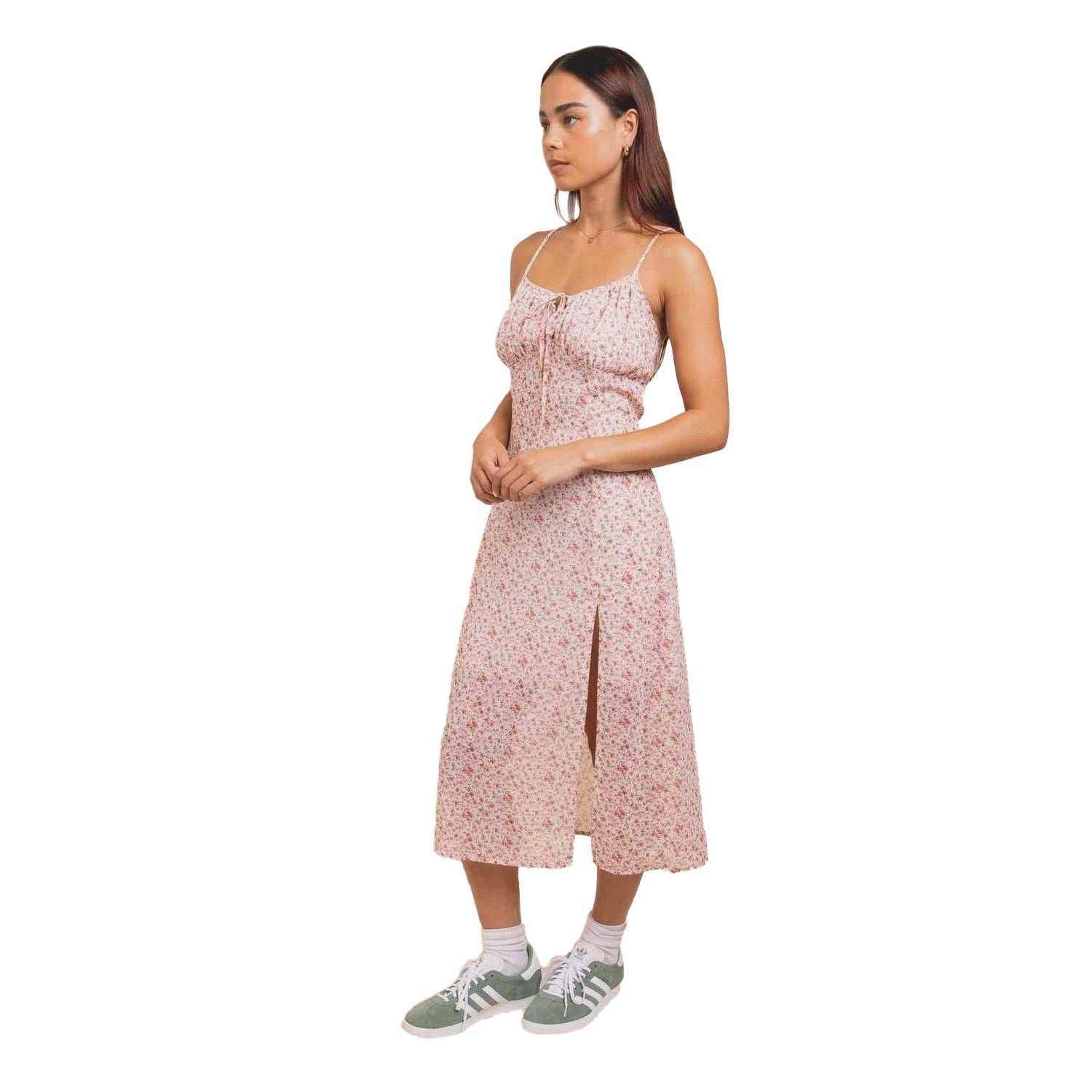 Multicoloured - Lifestyle - Daisy Street Womens-Ladies Floral Spaghetti Strap Slip Dress